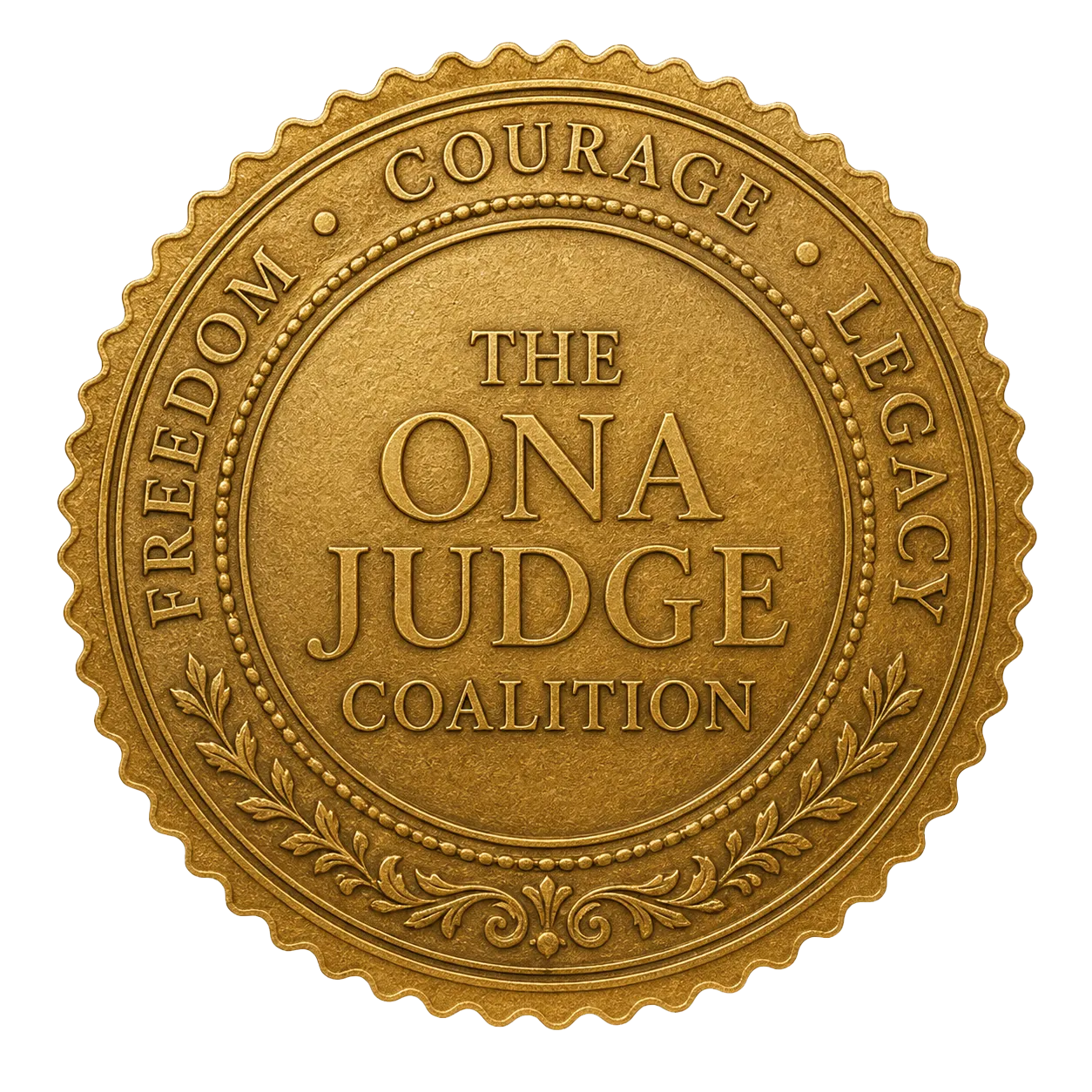 Portrait emblem of Ona Judge